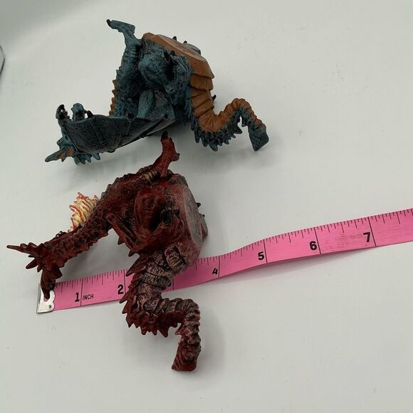 Set of 2 Papo hard plastic Dragons Mythological - Picture 6 of 6